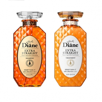 Moist Diane Perfect Beauty Extra Straight Set Shampoo+Treatment (450ml+450ml) 